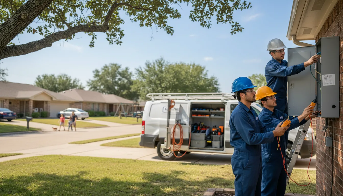 Certified electrician providing emergency electrical services in Bloomington, IL